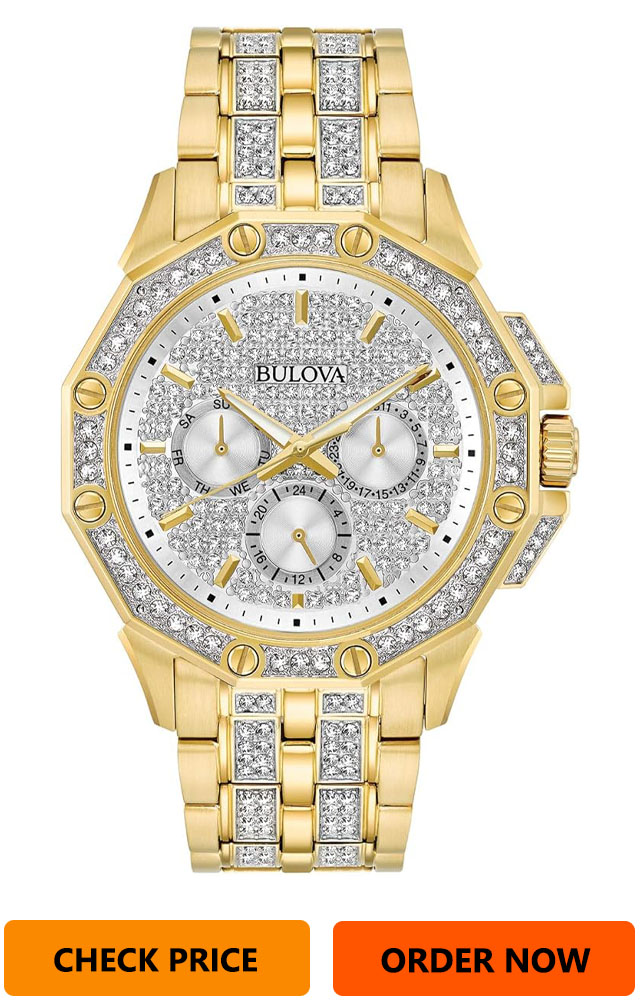 Bulova Men’s Crystal Octava Chronograph Quartz Watch