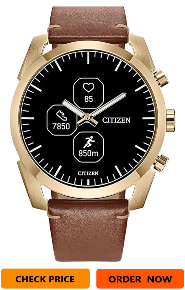 Citizen CZ Smartwatch with YouQ wellness app featuring