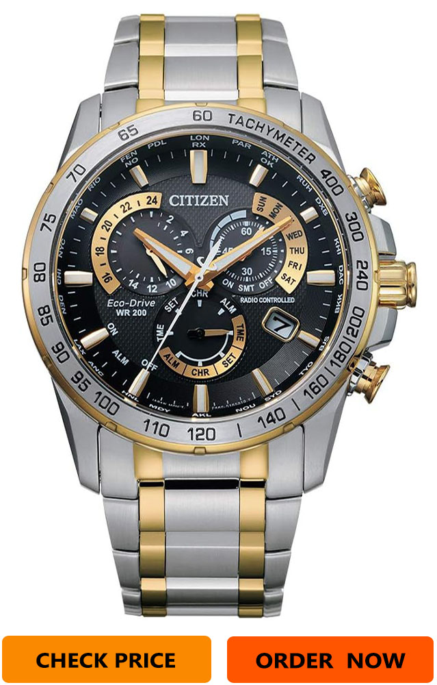 Citizen Men’s Eco-Drive Sport Luxury PCAT Chronograph Watch