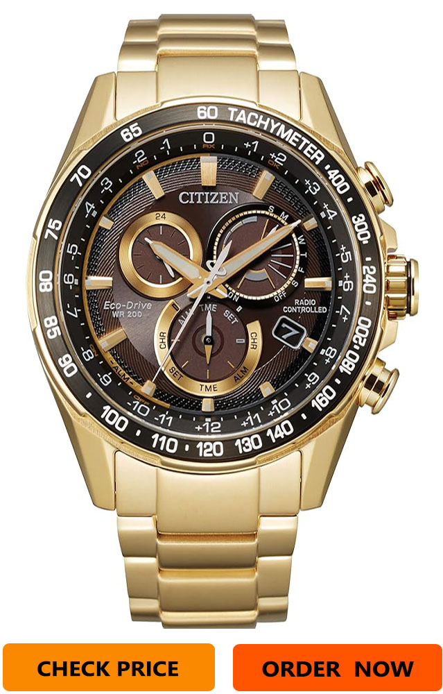 Citizen Men’s Eco-Drive Sport Luxury PCAT Chronograph Watch, Perpetual Calendar