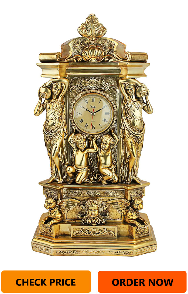 Design Toscano Château Chateau Chambord Clock