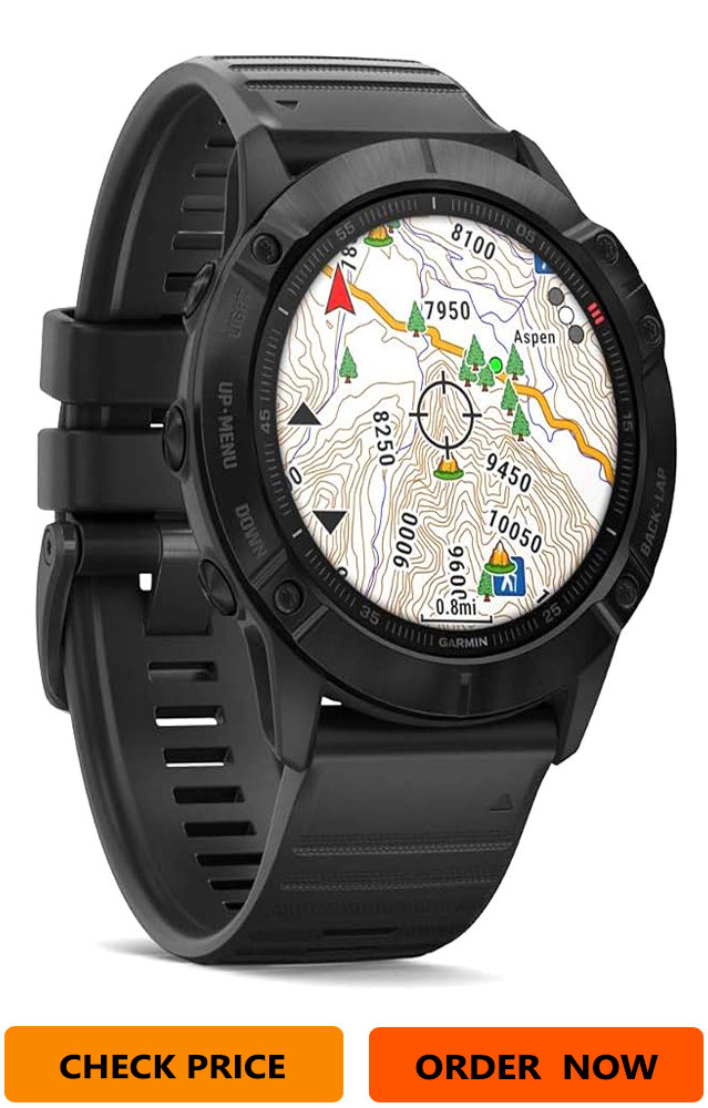 Garmin 010-02157-00 Fenix 6X Pro GPS Watch