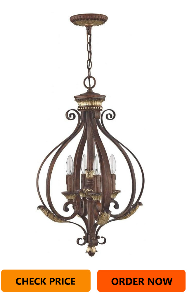 Livex Lighting 8556-63 Villa Verona 4 Light Verona Bronze