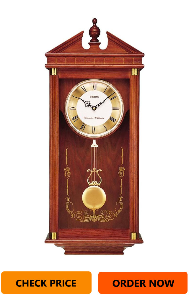 SEIKO Regal Oak Wall Clock with Pendulum