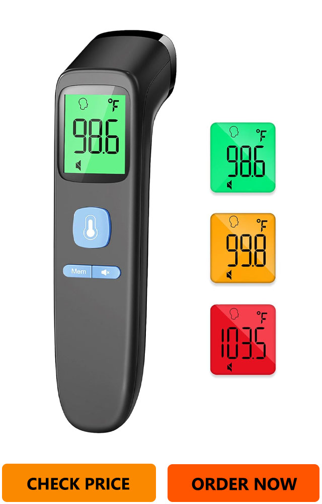 ANMEATE No-Touch Forehead Thermometer for Adults