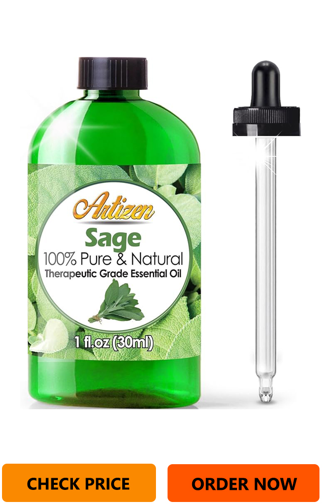 Artizen 30ml Oils – Sage Essential Oil – 1 Fluid Ounce