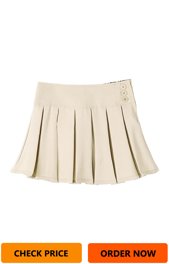 Bienzoe Girls School Uniform Skirt