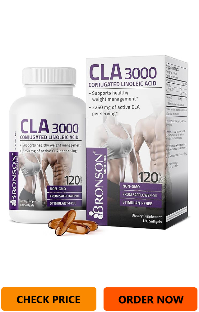 Bronson CLA 3000 Extra High Potency Supports Healthy Weight