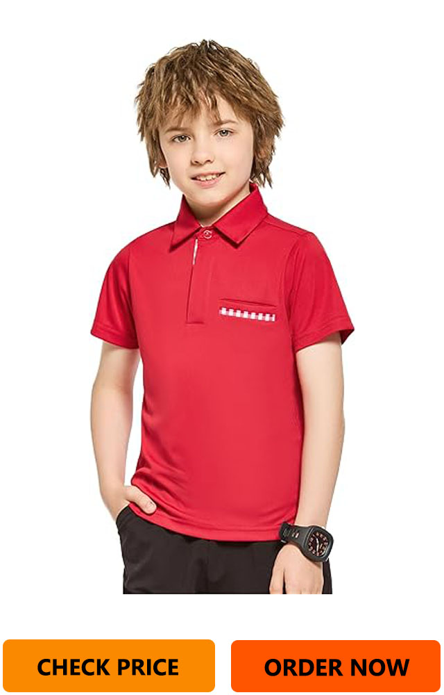 FitsT4 Sports Boy Polo Shirts Short Sleeve