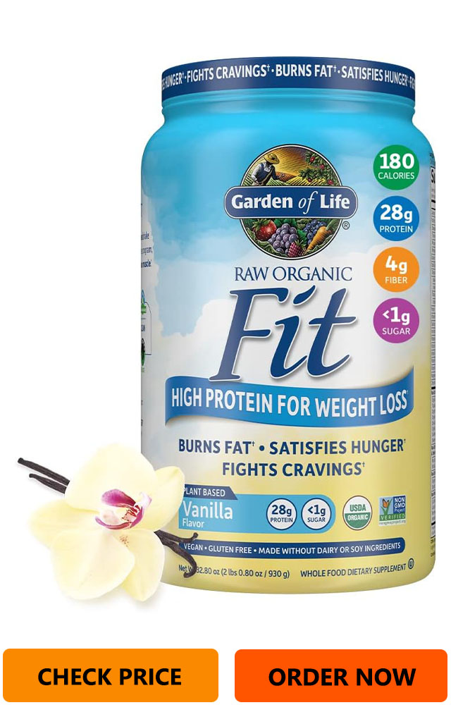 Garden of Life Raw Organic Fit Vegan Protein Powder Vanilla