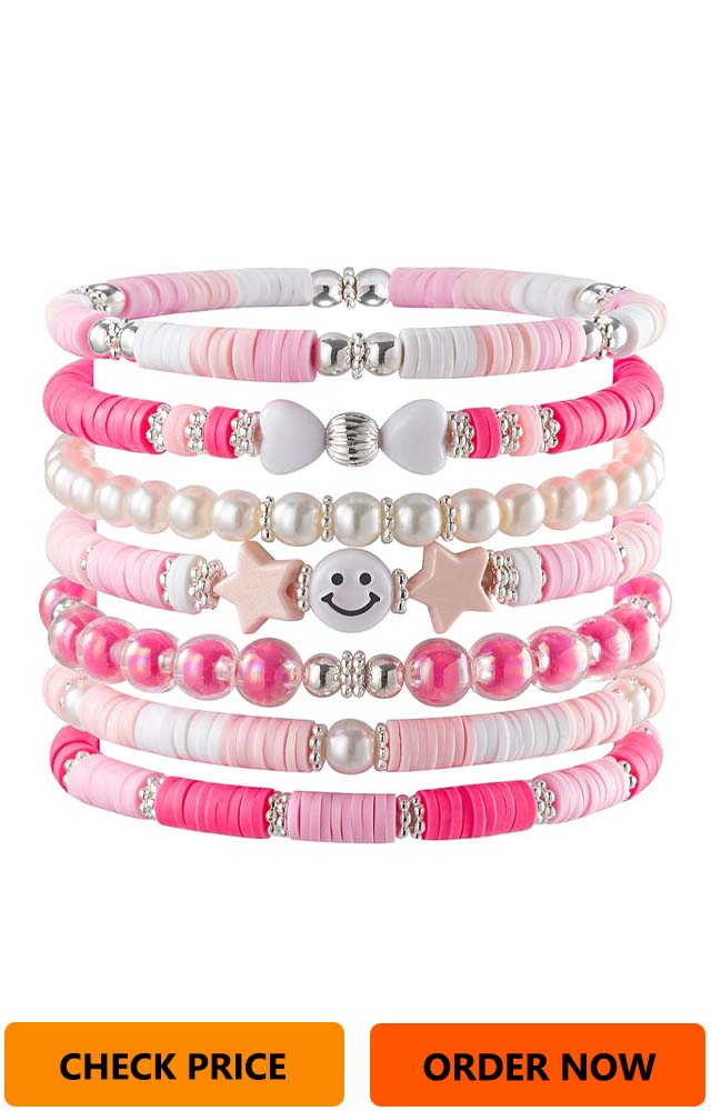 Heishi Preppy Bracelets Gifts for Women