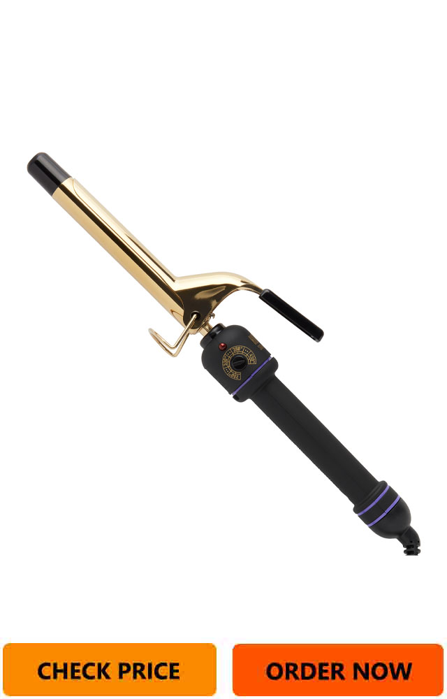 Hot Tools Pro Signature 3/4″ Gold Curling Iron, Gold and Black