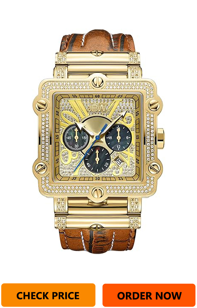 JBW Men’s Luxury Phantom 1.00 ctw Diamond Watch