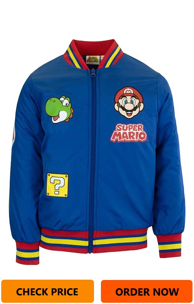 Nintendo Super Mario Bomber Jacket Boys