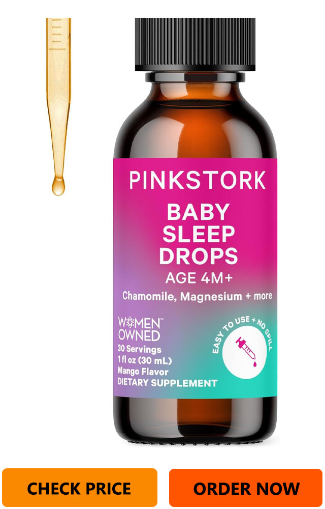 Pink Stork Baby Sleep Drops