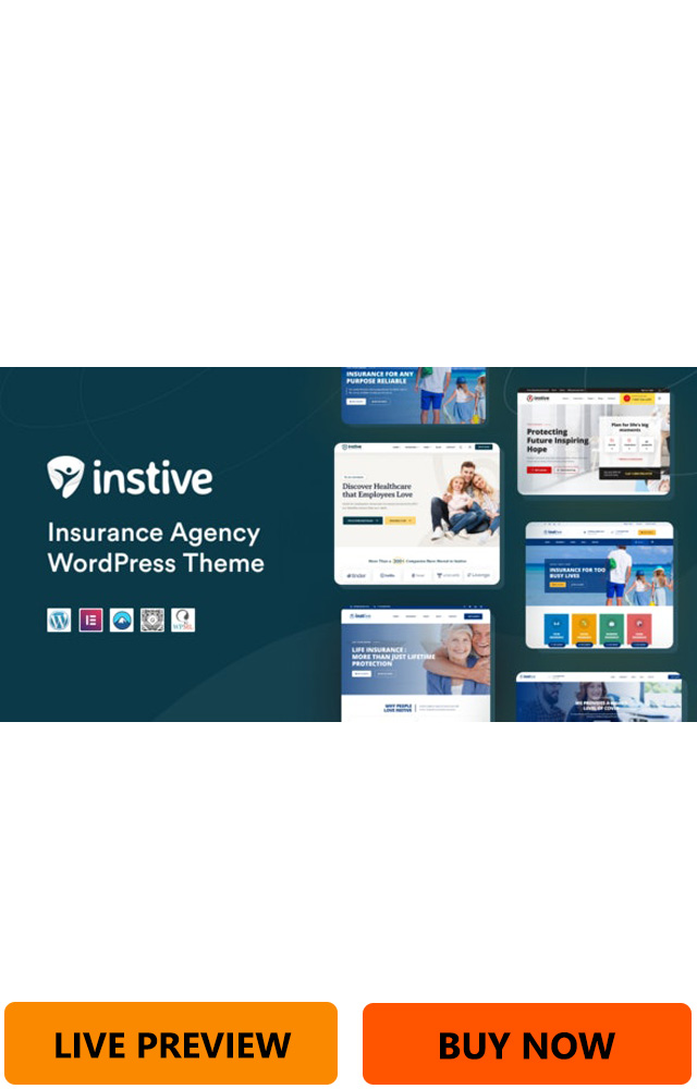 Instive Insurance WordPress Theme