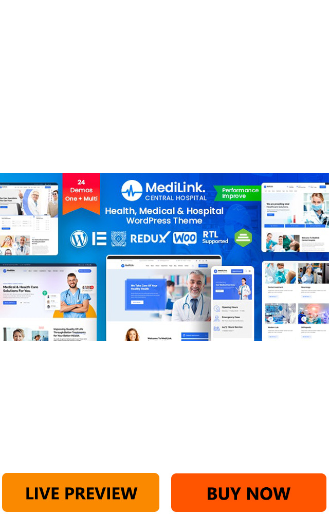 Medilink – Health & Medical WordPress Theme